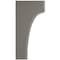 Ekena Millwork 5 1/4"W x 4"D x 8"H Clarksville Wood Vintage Decor Bracket, Reclaimed Grey BKTWD05X04X08CVGY - alternate 2